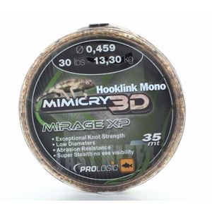 Prologic Vlasec Hooklink Mono Mimicry 3D Mirage XP 40m - 0,40mm / 25lb / 11kg
