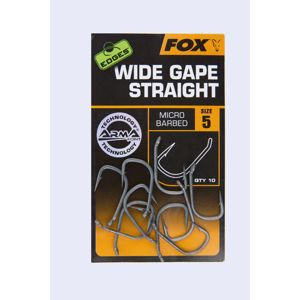 Fox Háčky EDGES Wide Gape Straight 10ks - vel. 8 (bez protihrotu)
