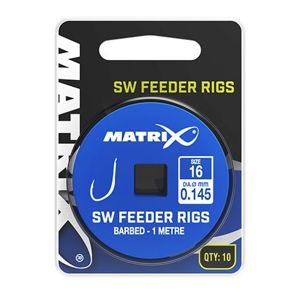 Matrix Návazec 1M SW Feeder Rigs 10ks - vel.18 / 0,145mm