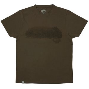 Fox Triko Chunk Dark Khaki Scenic T-shirt - M