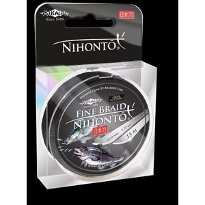 Mikado Pletenka Nihonto fine braid black 15m - 0,16mm
