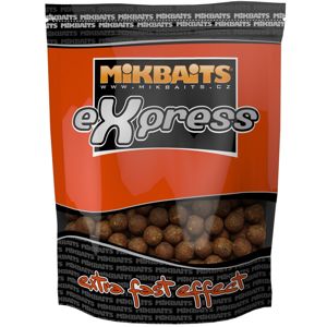 Mikbaits Boilie eXpress 1kg - Půlnoční Pomeranč 20mm