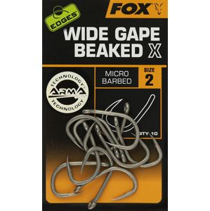 Fox Háčky Edges Wide Gape Beaked X Hooks 10ks - vel.2