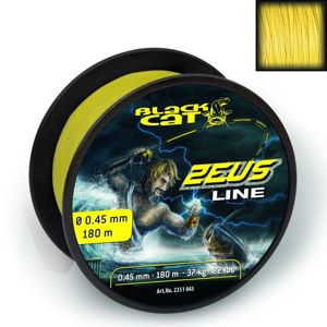 Black Cat Šňůra Zeus Line žlutá - 0.45mm 180m