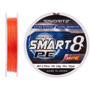 Favorite Šňůra Smart 8 PE orange 150m - 0.117mm