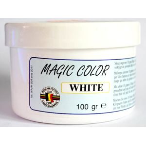 MVDE Barva do návnad Magic Color 100g - White