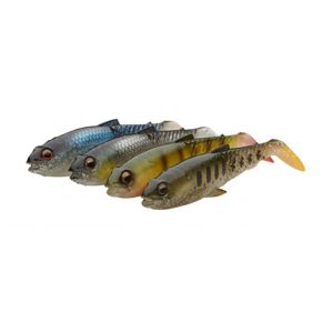 Savage Gear Gumová nástraha Craft Cannibal Paddletail Clear Water Mix 4pc - 10,5cm 12g