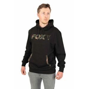 Fox Mikina LW Black/Camo Print Pullover Hoody - XL