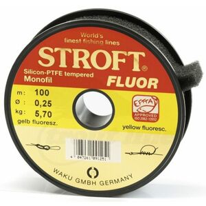 Stroft Vlasec Color Yellow-fluoro 100m - 0,14mm 2kg