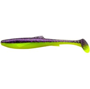 Zeck Gumová nástraha Dude Purple Chartreuse - 4" - 102 mm
