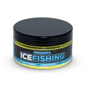 Ice Fishing Range Sypký Fluo dip 100ml - Česnek