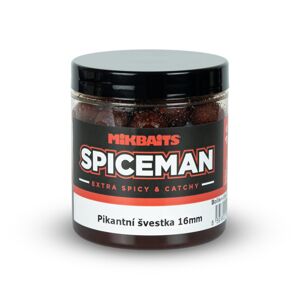 Mikbaits Boilie v dipu Spiceman 250ml - Pikantní Švestka 16mm