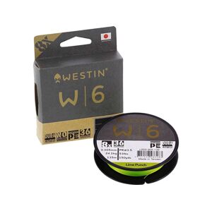 Westin Šňůra W6 8 Braid Lime Punch 135m - 0,10mm