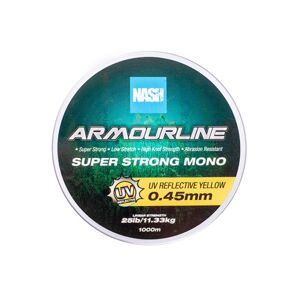 Nash Vlasec Armourline Super Strong Mono UV Yellow 1000m - 0,45mm