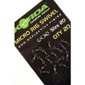Korda Obratlíky Swivel 20ks - Micro Rig size 20