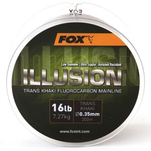 Fox Fluorocarbon Illusion Mainline Trans Khaki - 0.39mm 19lb/8.64kg 200m