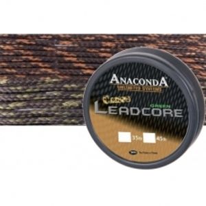 Anaconda  návazcová šnůra Camou Leadcore 10 m-Nosnost 35lb / Barva CAMO GREEN
