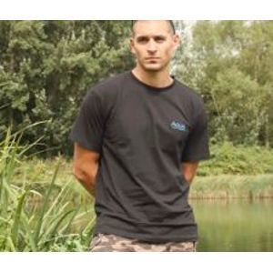 Aqua Triko Black T Shirt-Velikost XL