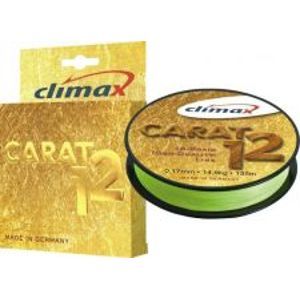 Climax Splétaná Šnůra Carat 12 Žlutá 135 m-Průměr 0,13 mm / Nosnost 9,5 kg