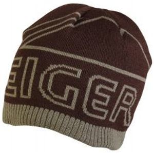 Dárek k nákupu nad 4 000 Kč - Eiger Čepice Logo Knitted Hat With Fleece Lining Brown