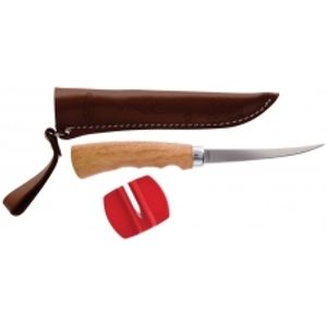 Berkley Filetovací nůž s dřevěnou ručkou a pouzdrem (čepel 8cm)