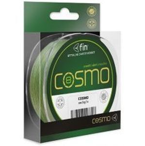 Fin Splétaná Šňůra Cosmo Zelená 130 m-Průměr 0,12 mm / Nosnost 6,7 kg