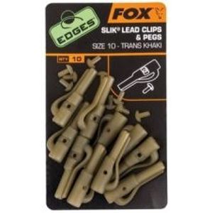 Fox Fox Závěsky Na Olovo S Kolíčky Edges Slik Lead Clip + Pegs Vel. 10