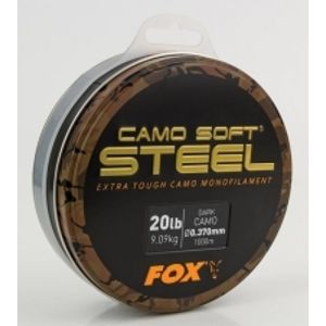 Fox Vlasec Camo Soft Steel Dark Camo 1000 m-Průměr 0,37 mm / Nosnost 20 lb