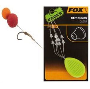 Fox Zarážky Edges Bait Bungs Clear 10 ks