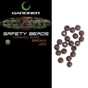 Gardner Zarážky Covert Safety Beads-Hnědá