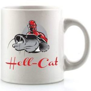 Hell-Cat Hrnek Bílý S Logem
