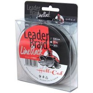 Hell-Cat Návazcová Šňůra Leader Braid Line Black 20 m-Průměr 1,40 mm / Nosnost 125 kg