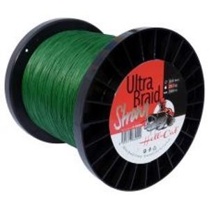 Hell-Cat Splétaná Šňůra Ultra Braid Strong Zelená 200 m-Průměr 0,60 mm / Nosnost 54,5 kg