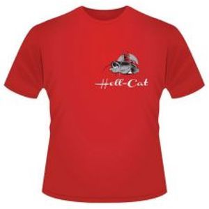 Hell-Cat Tričko Classic červené-Velikost L