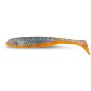Saenger Iron Claw Gumová Nástraha Slim Jim Non Toxic Blue Glitter Orange-Délka 7 cm