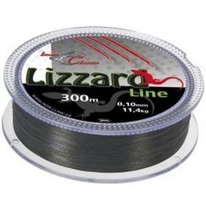Iron Claw Splétaná Šňůra Lizzard 300 m Šedá-Průměr 0,10 mm / Nosnost 11,4 kg