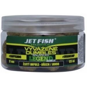 Jet Fish Vyvážené Dumbles Legend Range 125 ml 12 mm-kořeněný tuňák broskev