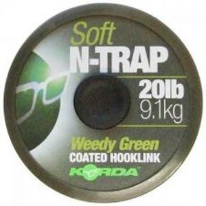 Korda Návazcová Šňůrka N-Trap Soft Green 20 m-Průměr 20 lb / Nosnost 9,1 kg