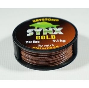 Kryston Synx Gold návazcová šňůra 20 m-Nosnost 30 lb 