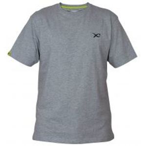 Matrix Triko Minimal Light Grey Marl T Shirt-Velikost XL