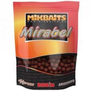 Mikbaits boilie Mirabel 300 g 12 mm-půlnoční pomeranč