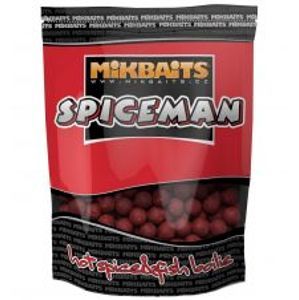 Mikbaits boilies Spiceman Kořeněná Játra-1 kg 24 mm