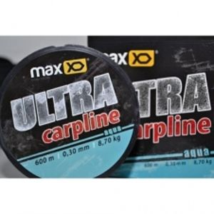 Maxxo Vlasec Ultra Carpline 600 m-Průměr 0,30 mm / Nosnost 8,7 kg / Barva AQUA