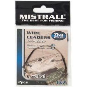 MISTRALL Ocelové Lanko Wire Leaders 25 cm-11 kg
