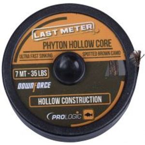 Prologic Návazcová Šňůra Phyton Hollow Core Spotted Brown 7 m-Nosnost 35 lb