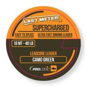 Prologic Olověná šňůrka Supercharged Leadcore Leader Camo Green 10 m-nosnost 50 lb