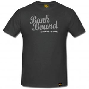 Prologic Triko Bank Bound Custom Dark Grey Tee-Velikost XL