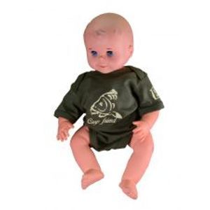 R-SPEKT Baby body Carp friend khaki-Velikost 3-6 měs.