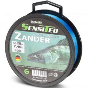 Saenger Vlasec Zander 400 m Modrá-Průměr 0,28 mm / Nosnost 7,4 kg