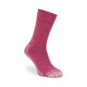 Silverpoint Ponožky Pánské Alpaca Merino Wool Hiker Raspberry-Velikost 39-42